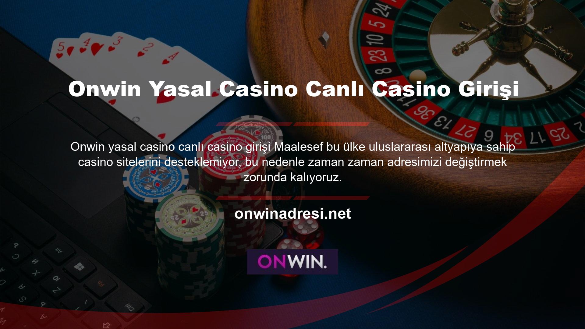 Onwin yasal casino canlı casino girişi
