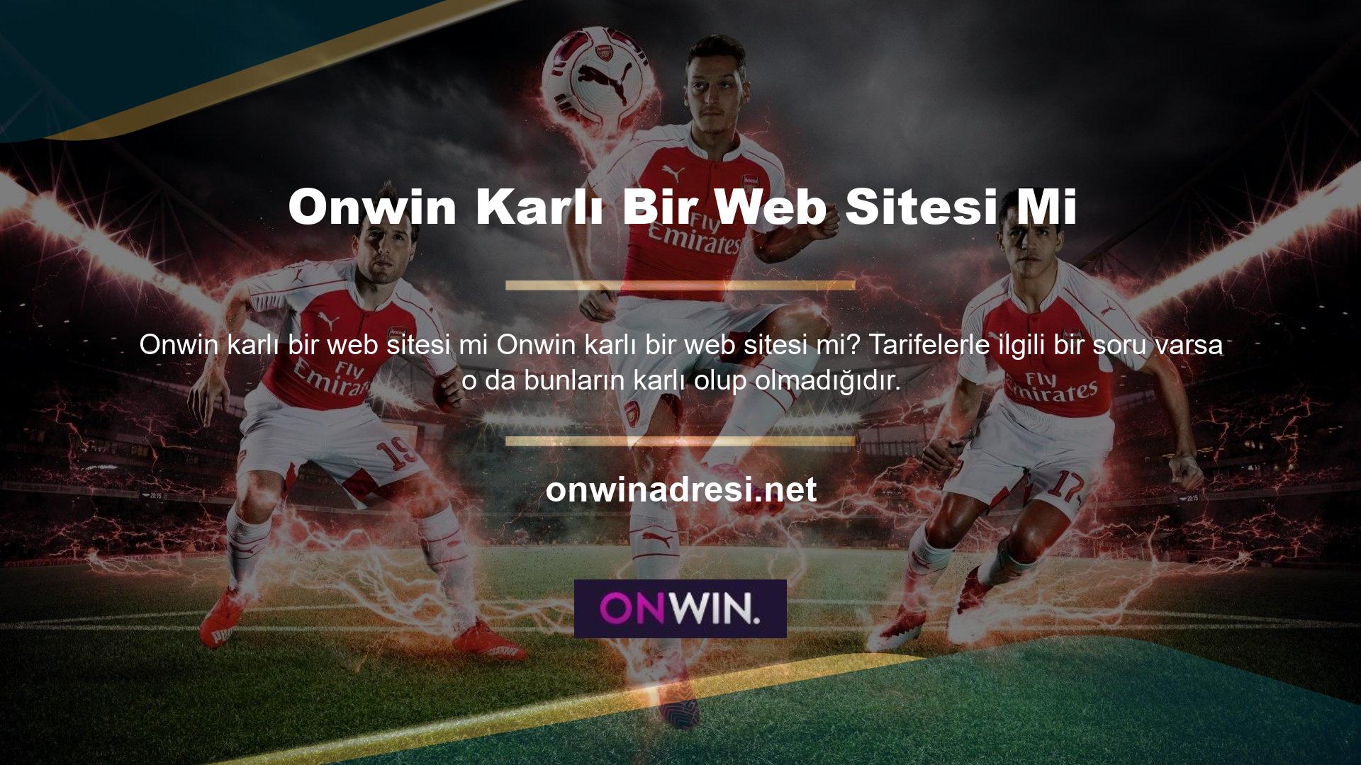 Onwin online bahis sitesi spor bahisleri ve casino oyunlarında en iyi oranları sunmaktadır